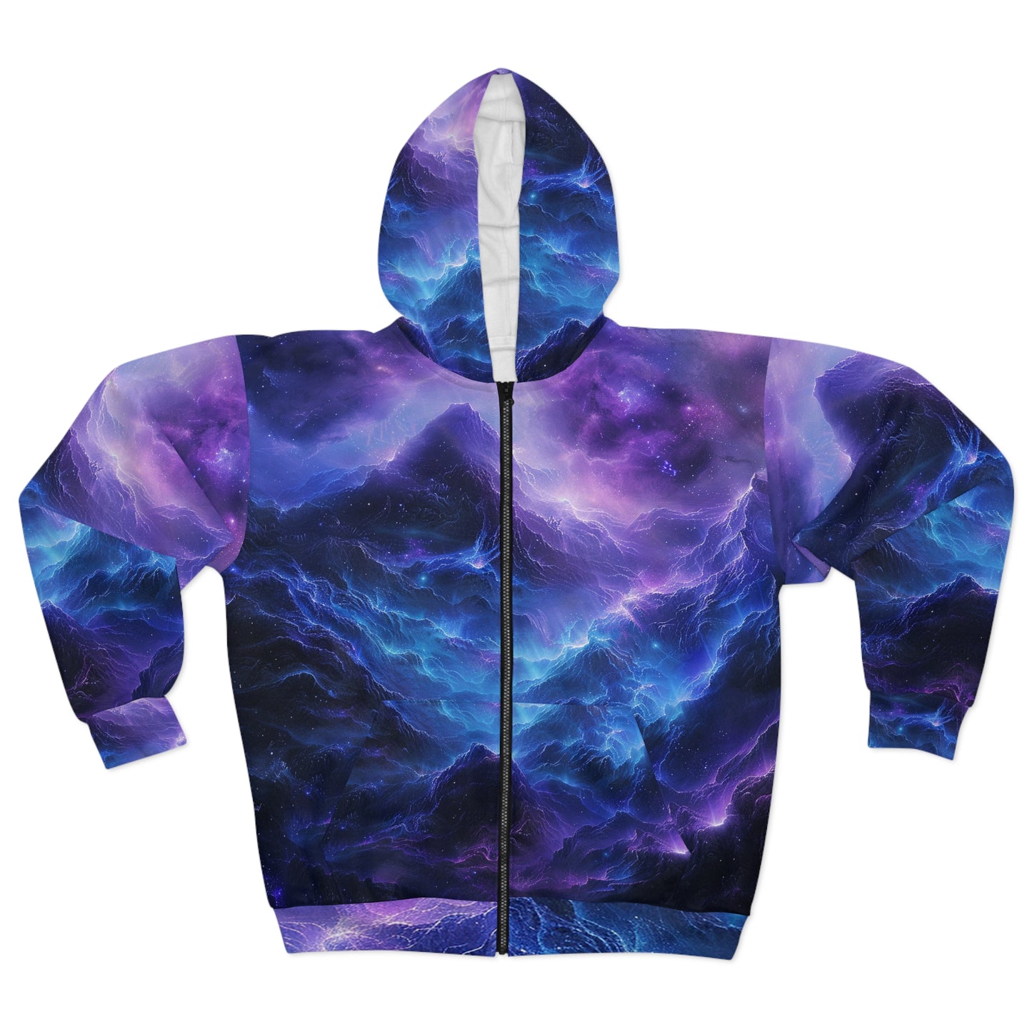 Cosmic Mountain Unisex Zip Hoodie