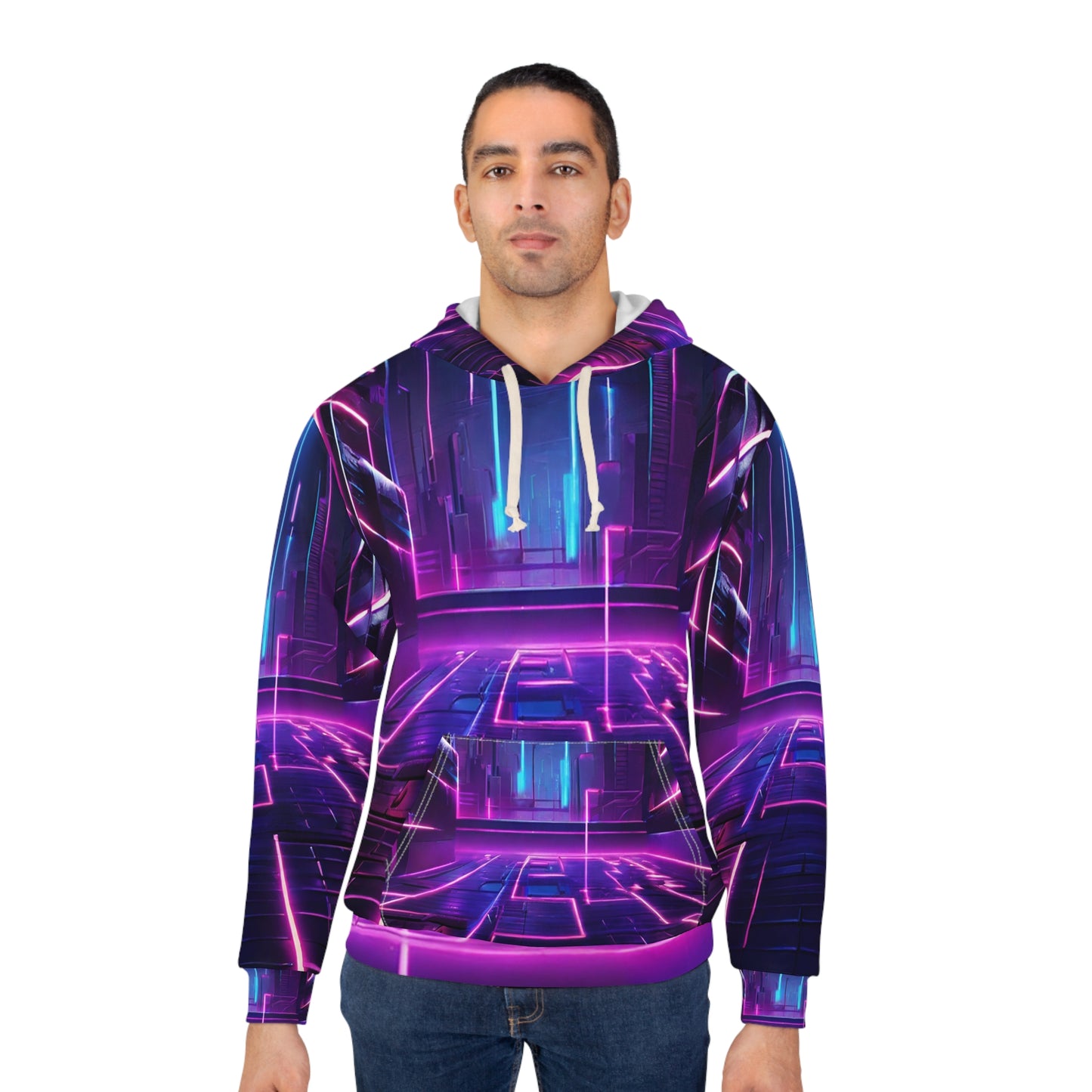 Cyberpunk Neon Light Unisex Hoodie