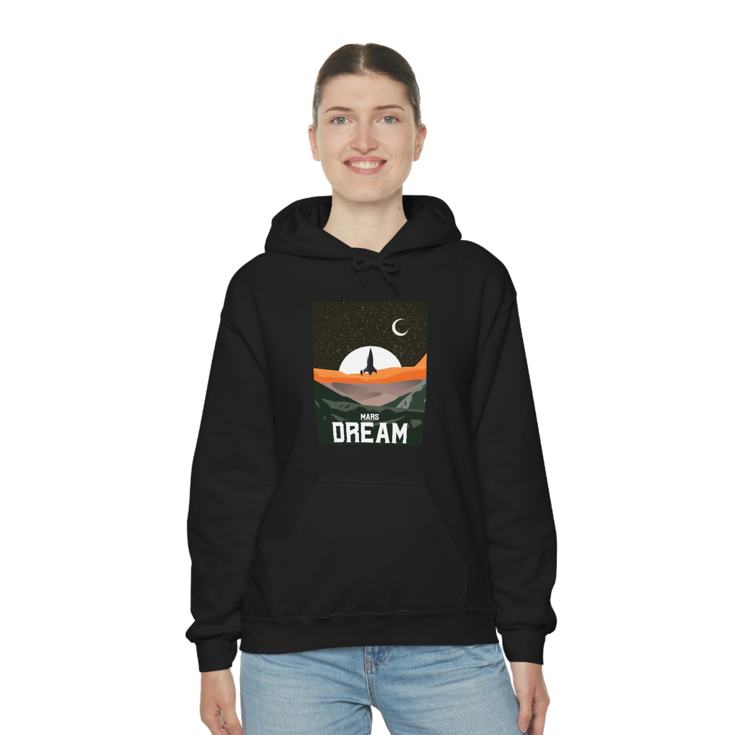 Space Mars Dream Unisex Heavy Blend™ Hoodie