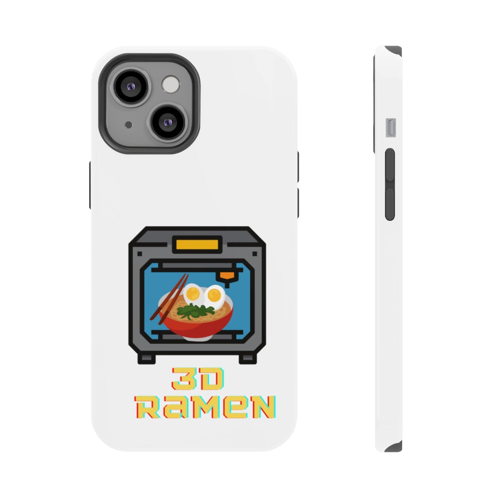 3D Printed Ramen Noodles Impact-Resistant Phone Cases