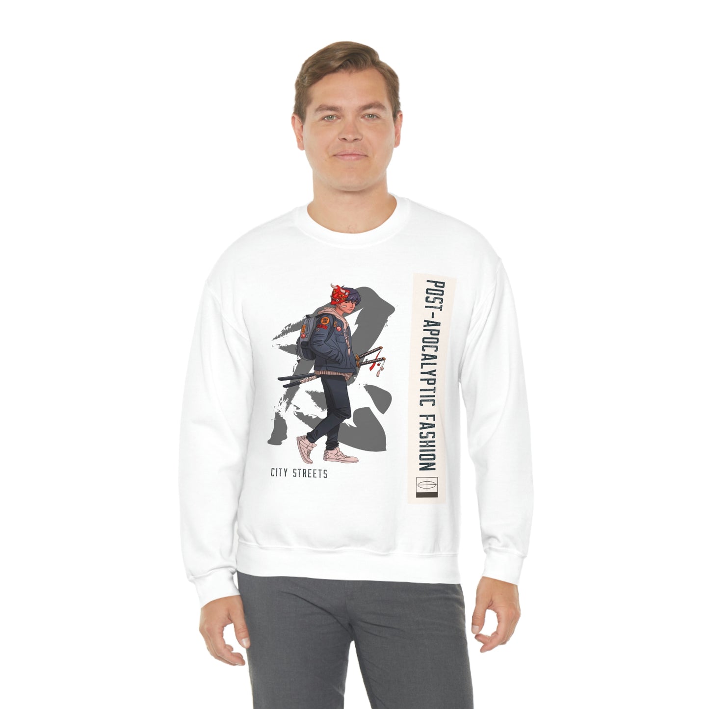 Post Apocalyptic Unisex Heavy Blend™ Crewneck Sweatshirt