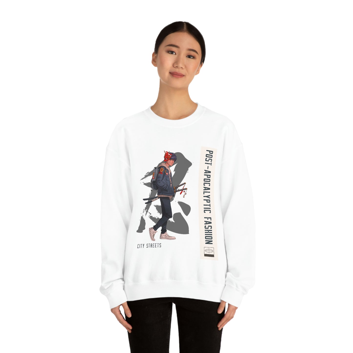 Post Apocalyptic Unisex Heavy Blend™ Crewneck Sweatshirt