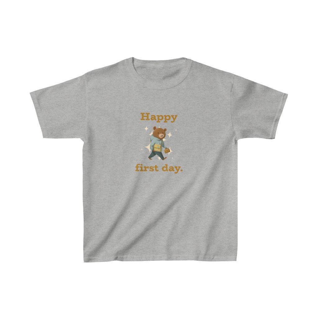 Happy First Day Kids Heavy Cotton™ Tee