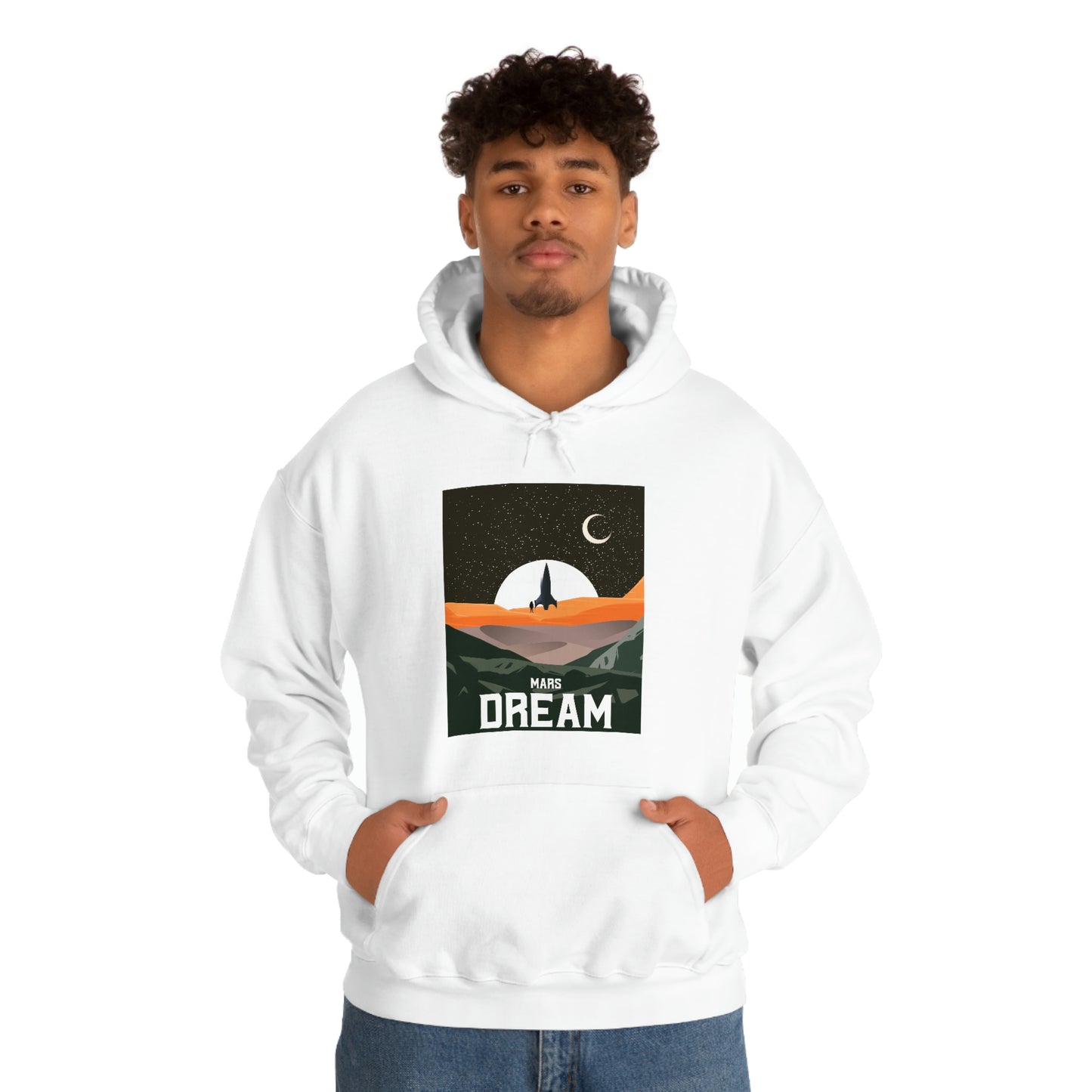 Space Mars Dream Unisex Heavy Blend™ Hoodie