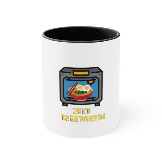 3D Printed Ramen Noodles Accent Mug