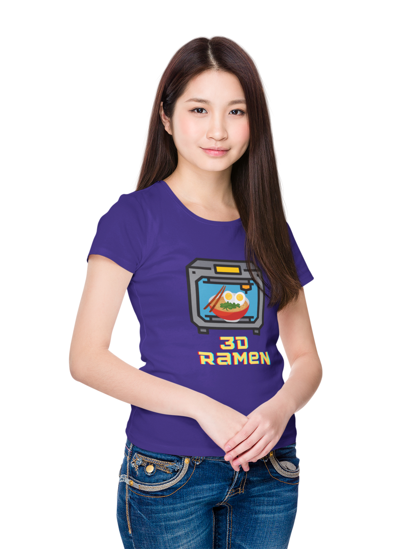 3D Printed Ramen Noodles Unisex Jersey Short Sleeve T-Shirt
