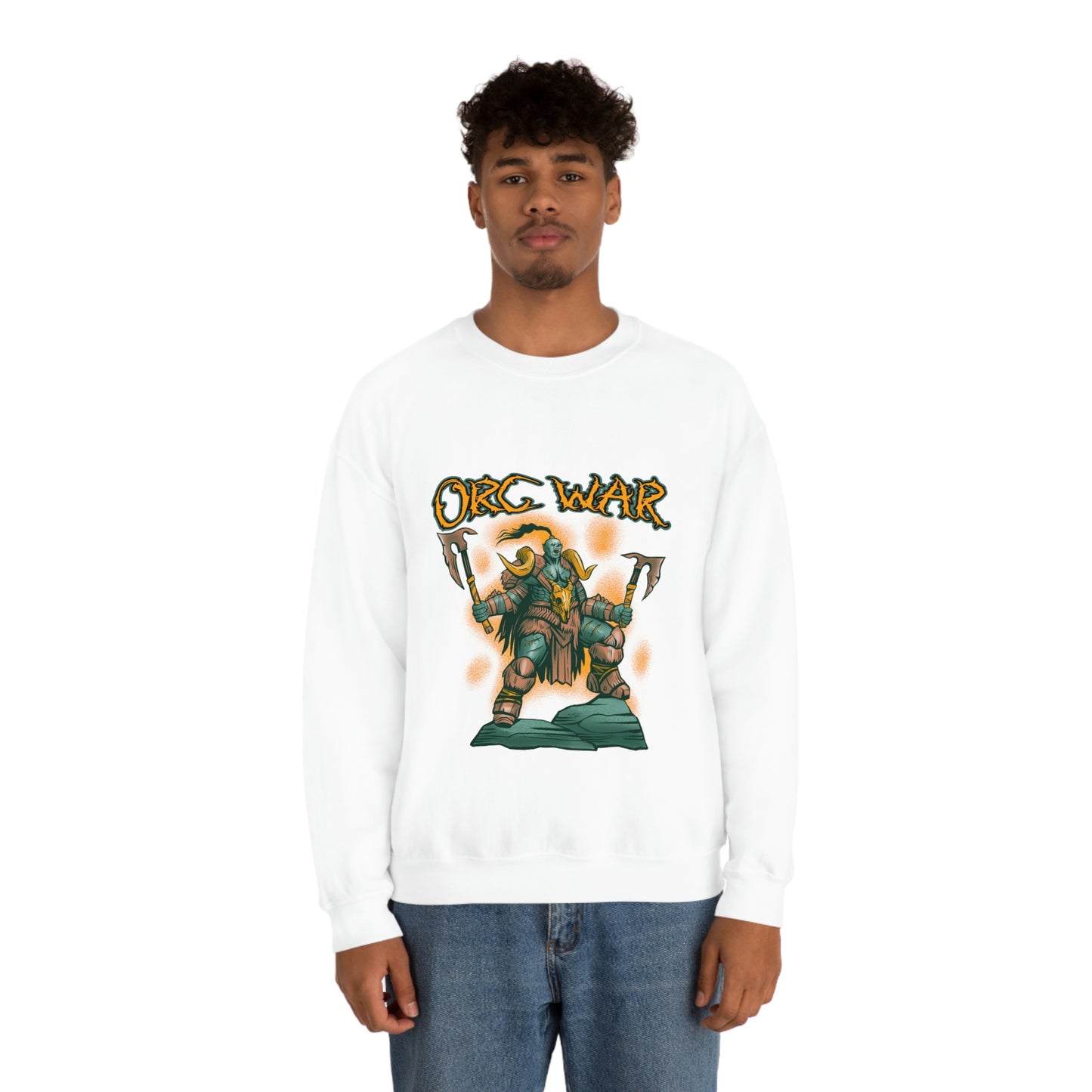 Orc War Unisex Heavy Blend™ Crewneck Sweatshirt