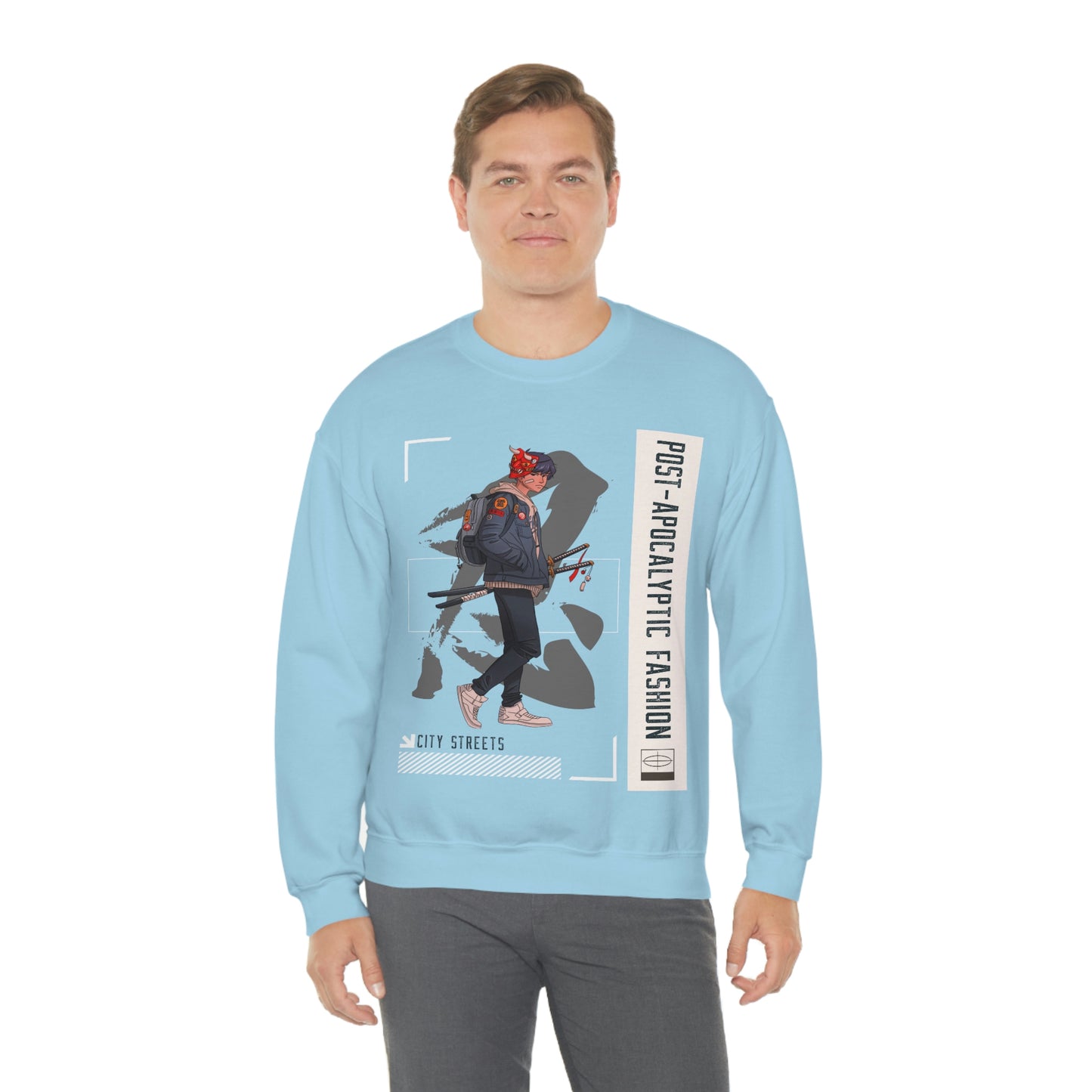 Post Apocalyptic Unisex Heavy Blend™ Crewneck Sweatshirt