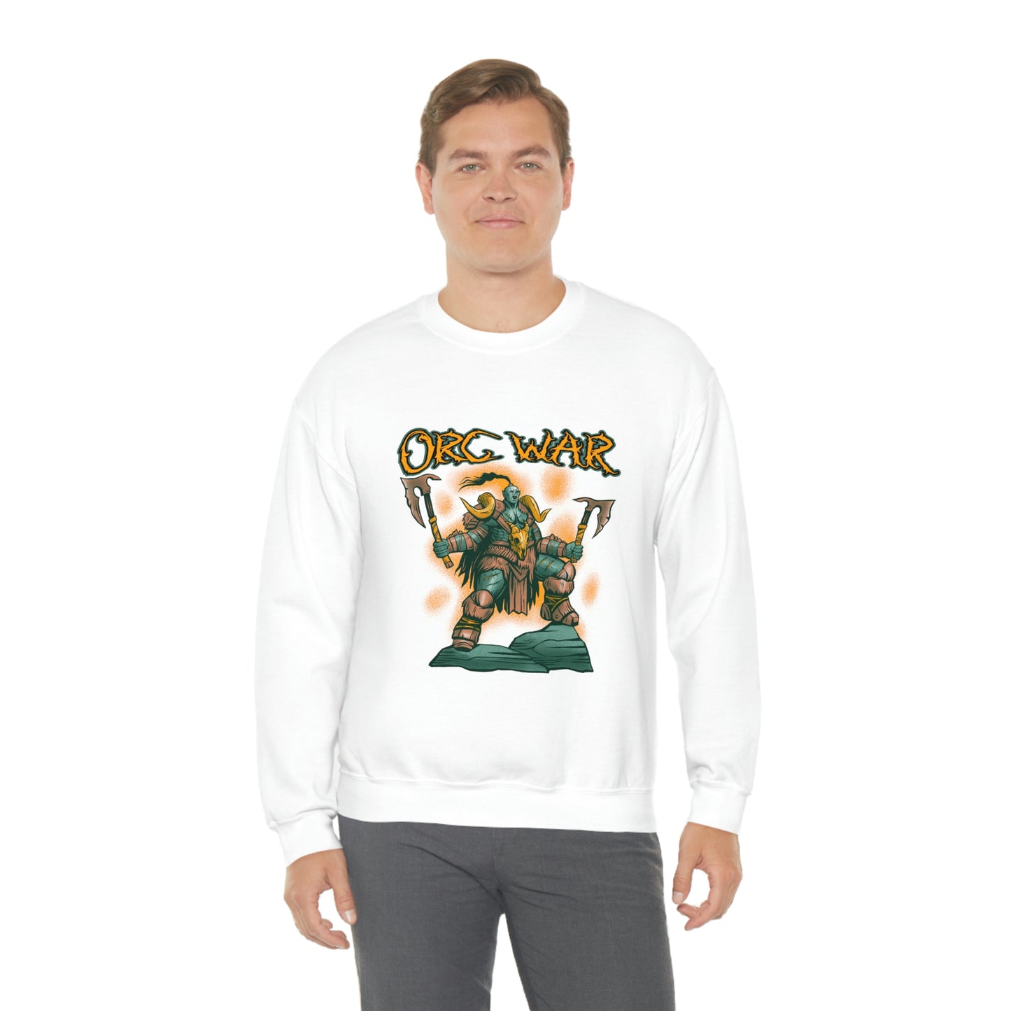 Orc War Unisex Heavy Blend™ Crewneck Sweatshirt