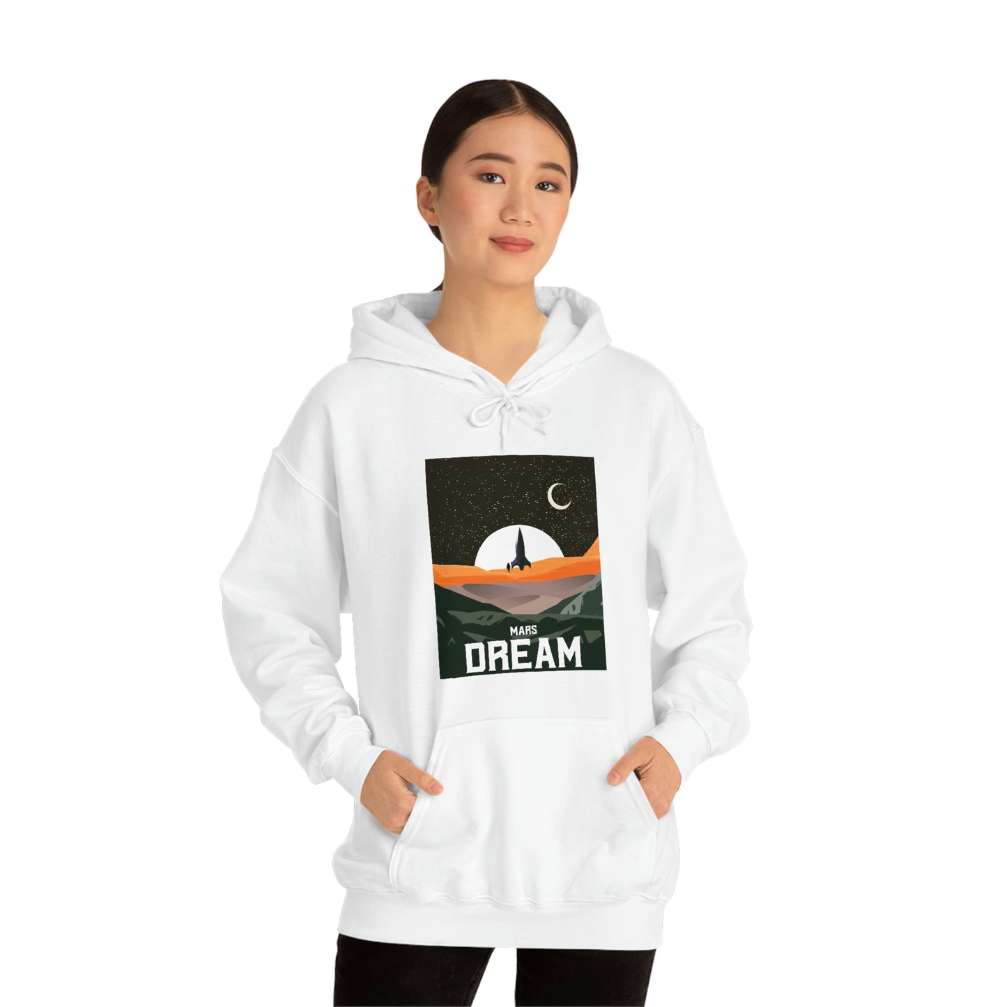 Space Mars Dream Unisex Heavy Blend™ Hoodie