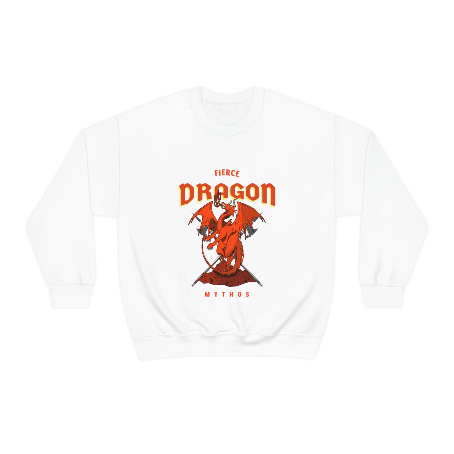 Fierce Dragon Unisex Heavy Blend™ Crewneck Sweatshirt