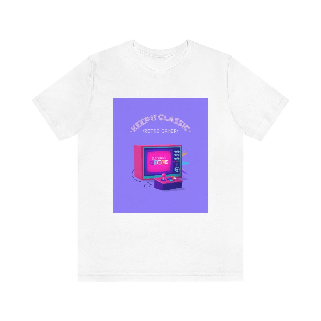 Retro Gamer Unisex Jersey Short Sleeve Tee