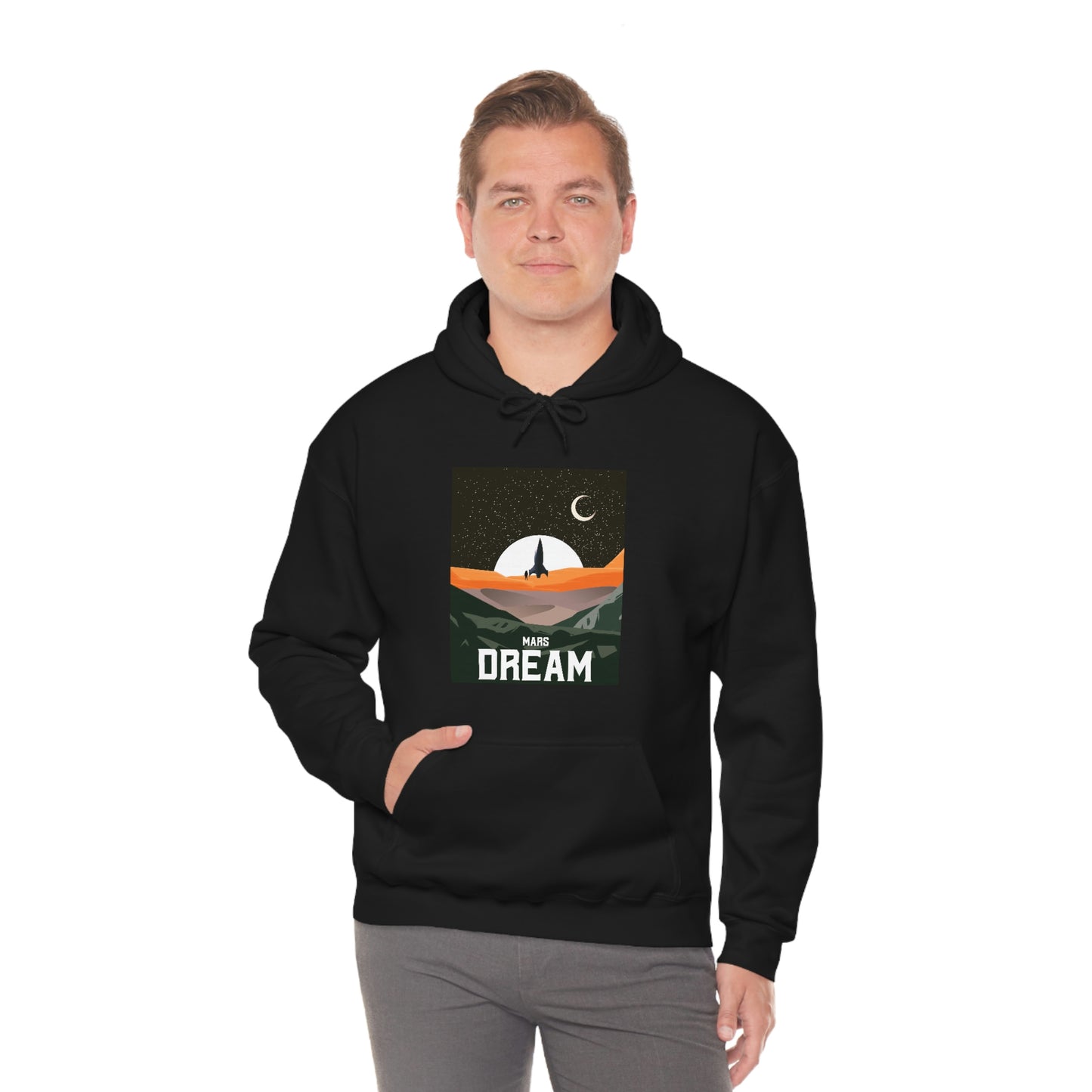 Space Mars Dream Unisex Heavy Blend™ Hoodie