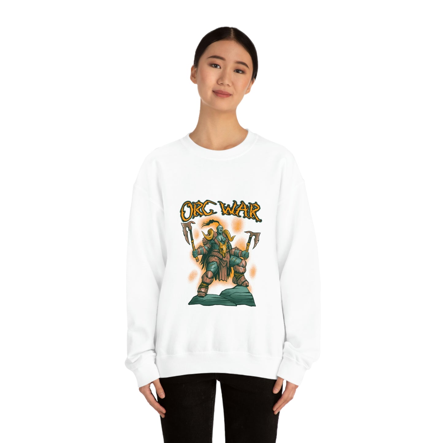 Orc War Unisex Heavy Blend™ Crewneck Sweatshirt