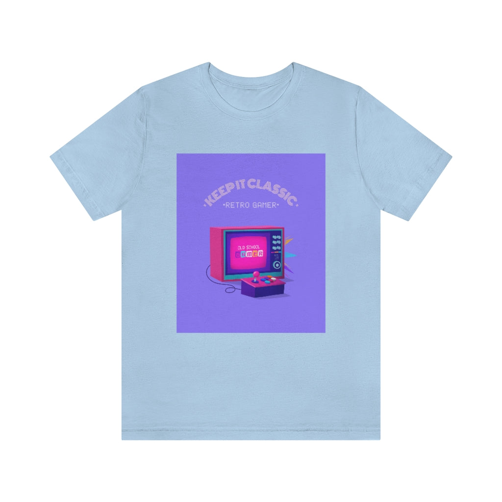 Retro Gamer Unisex Jersey Short Sleeve Tee