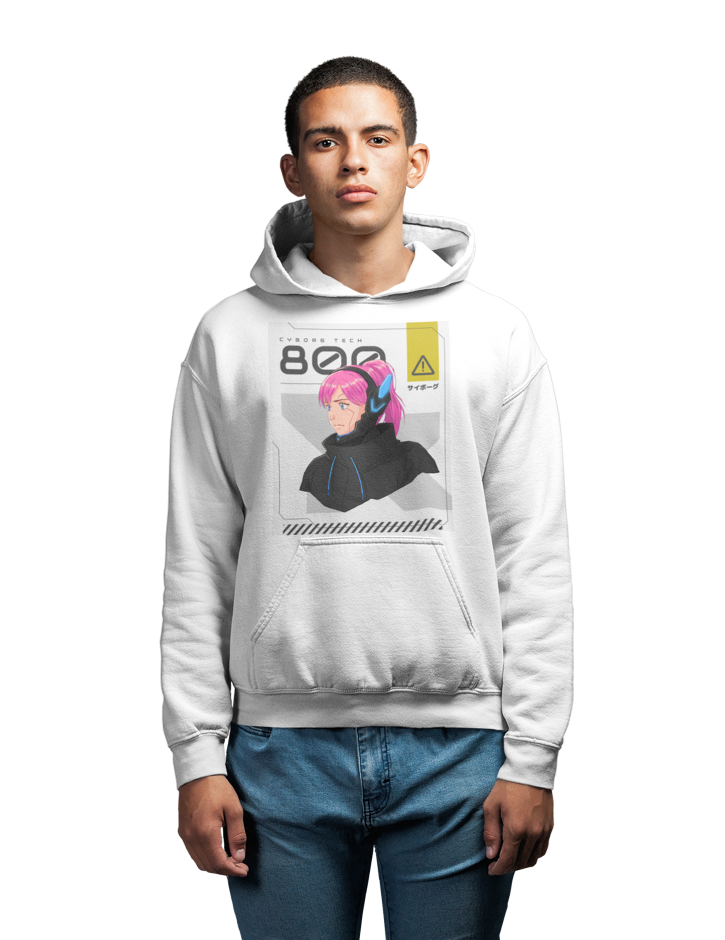 Cyborg Tech Anime Unisex Heavy Blend™ Hooded Sweatshirt