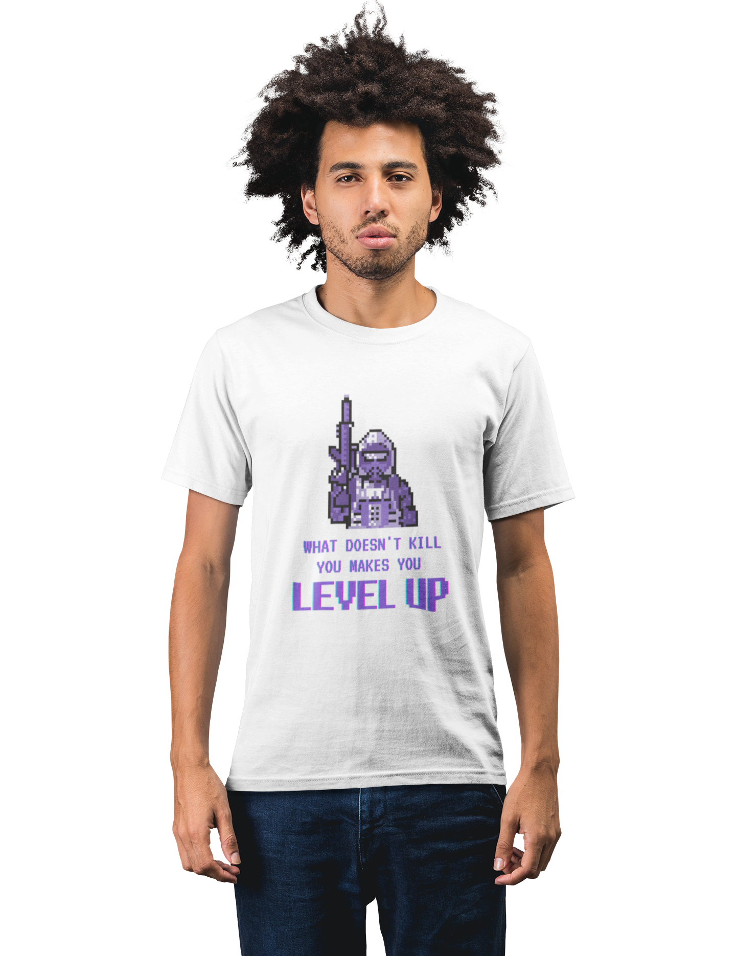 Level Up Gaming Unisex Jersey Short Sleeve T-Shirt