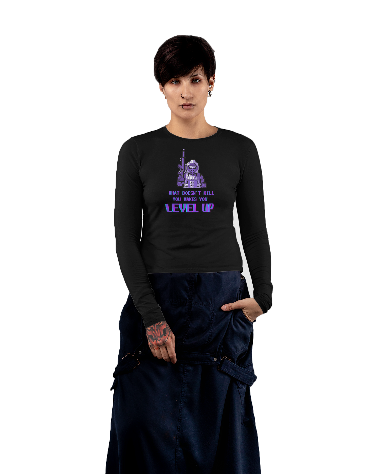 Level Up Gaming Unisex Jersey Long Sleeve Tee