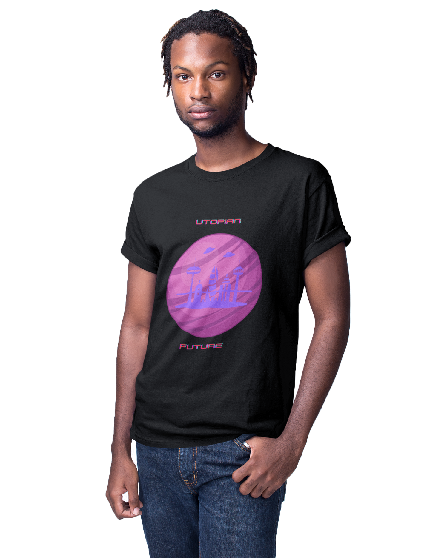Utopian Future Unisex Jersey Short Sleeve T-Shirt