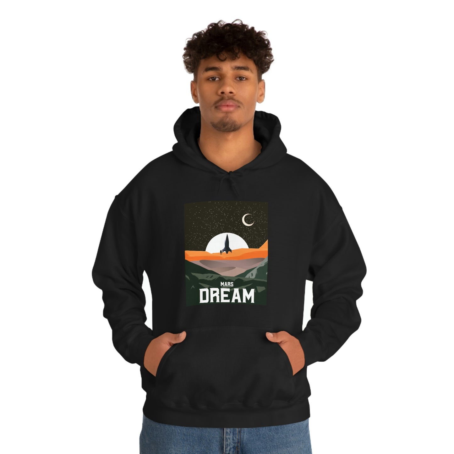 Space Mars Dream Unisex Heavy Blend™ Hoodie