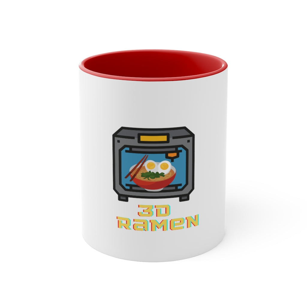 3D Printed Ramen Noodles Accent Mug
