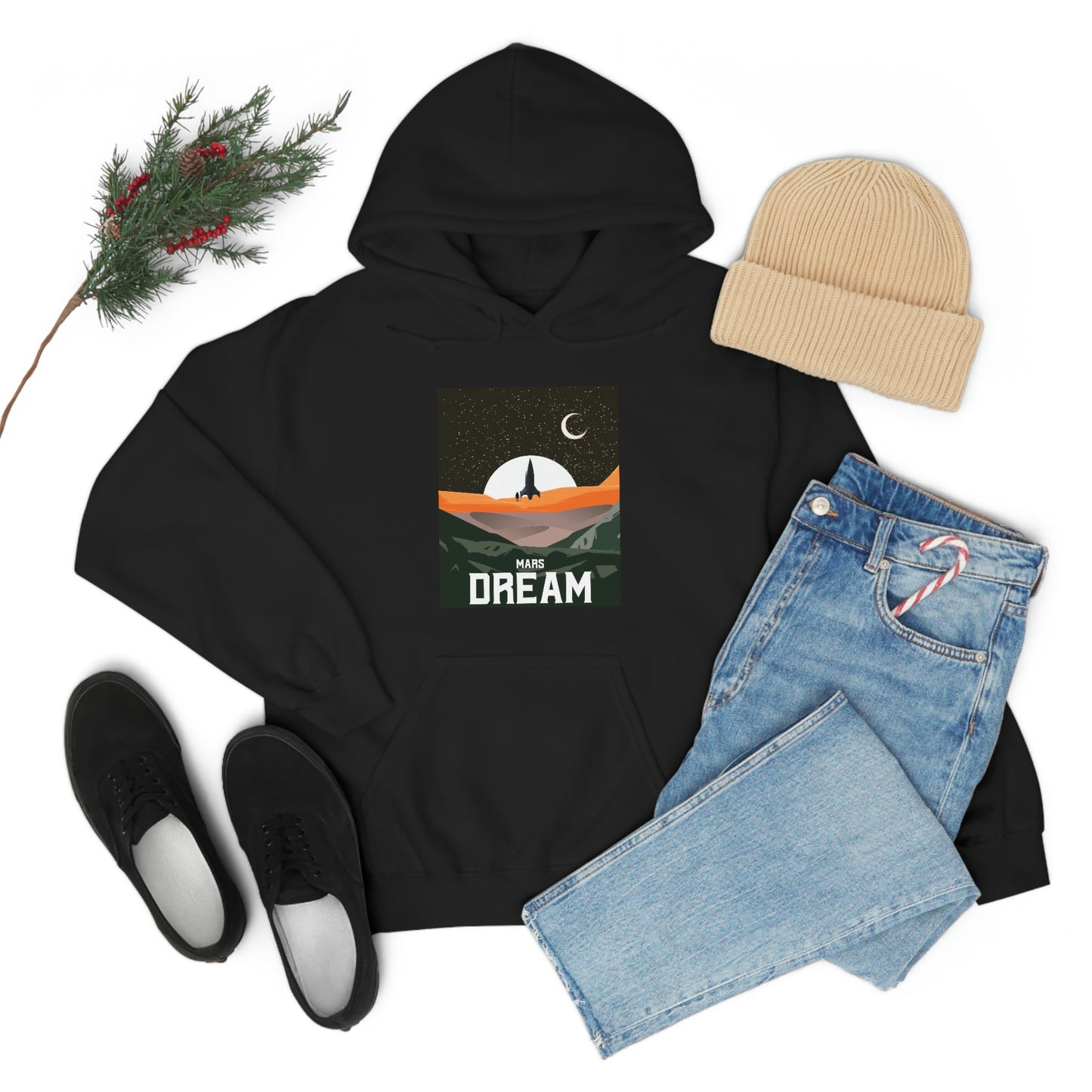 Space Mars Dream Unisex Heavy Blend™ Hoodie