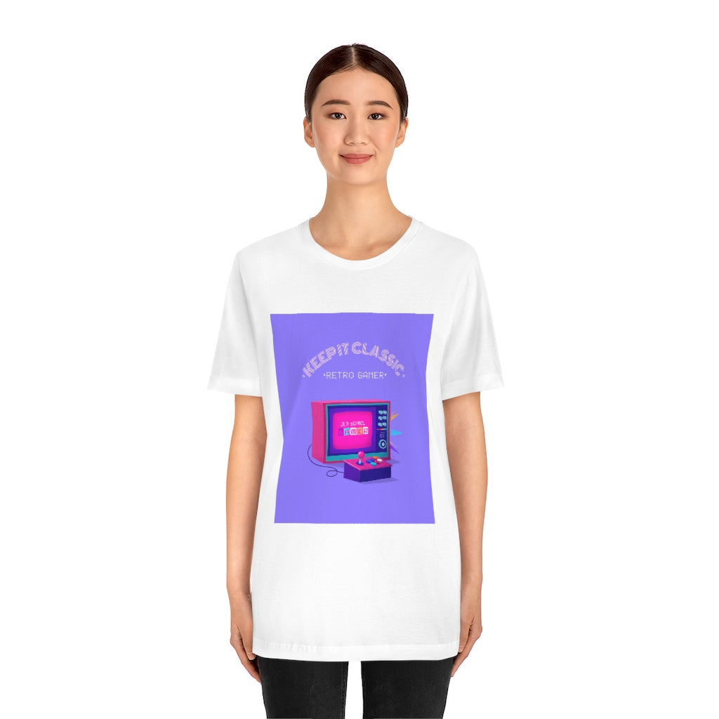 Retro Gamer Unisex Jersey Short Sleeve Tee