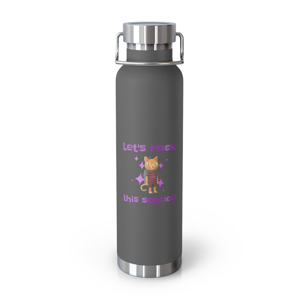 Let's Rock this School Kids 22oz Vacuum Insulated Bottle