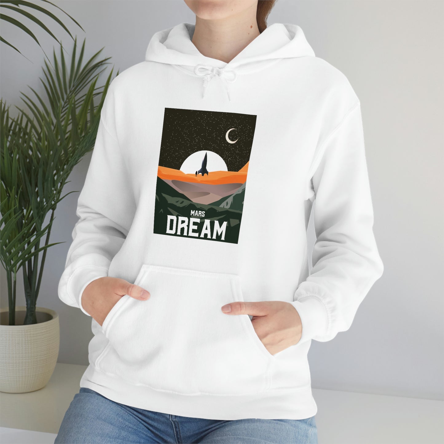 Space Mars Dream Unisex Heavy Blend™ Hoodie