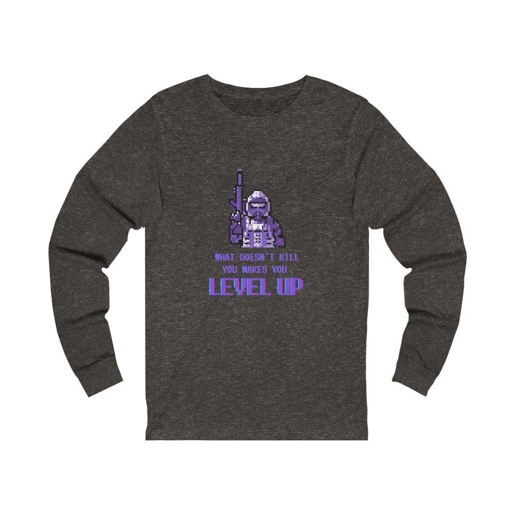 Level Up Gaming Unisex Jersey Long Sleeve Tee