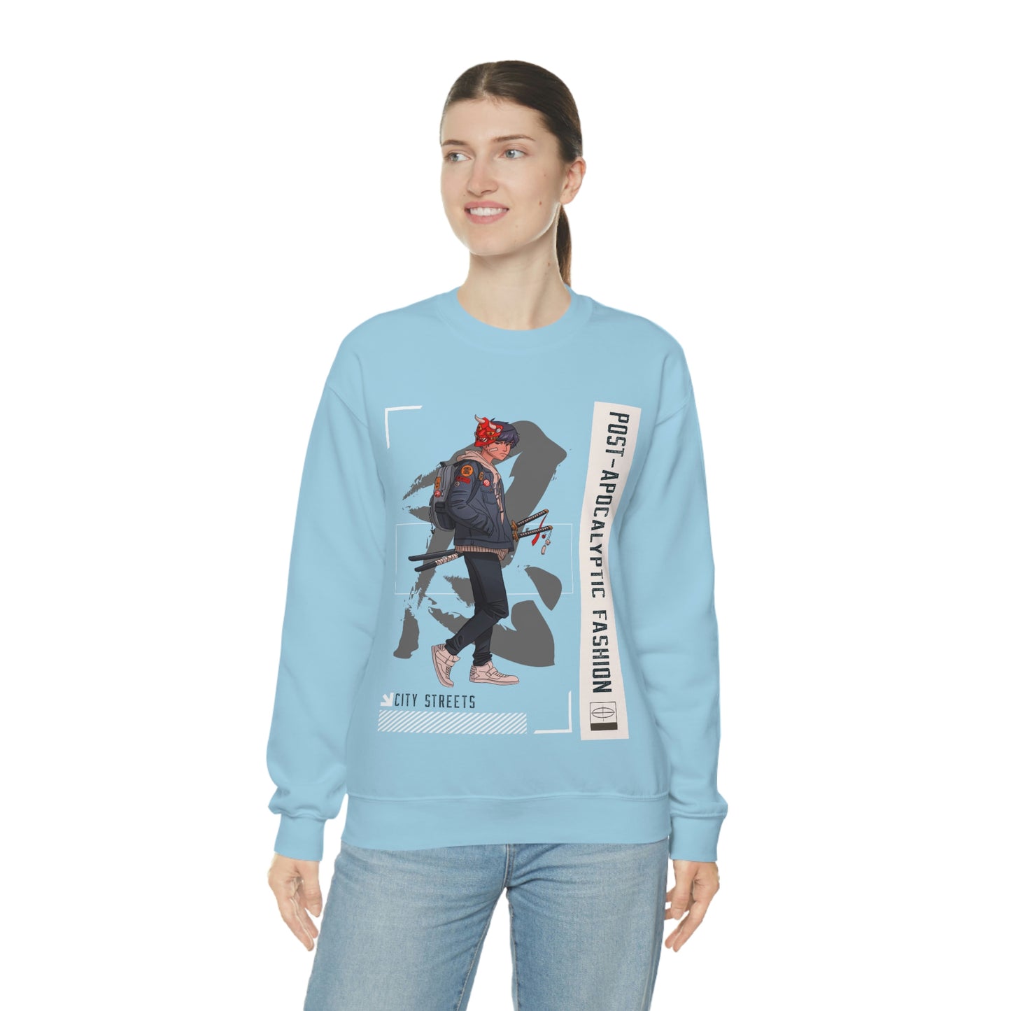 Post Apocalyptic Unisex Heavy Blend™ Crewneck Sweatshirt