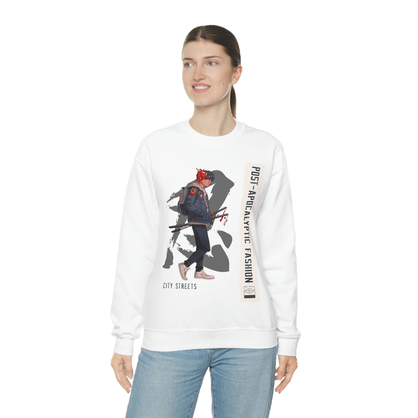 Post Apocalyptic Unisex Heavy Blend™ Crewneck Sweatshirt