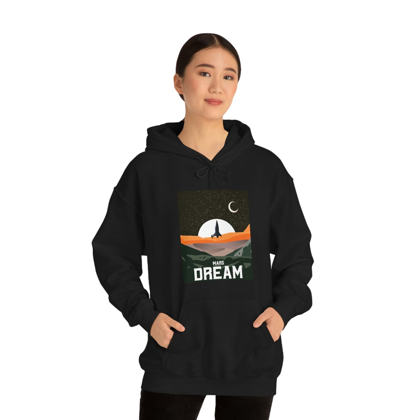 Space Mars Dream Unisex Heavy Blend™ Hoodie