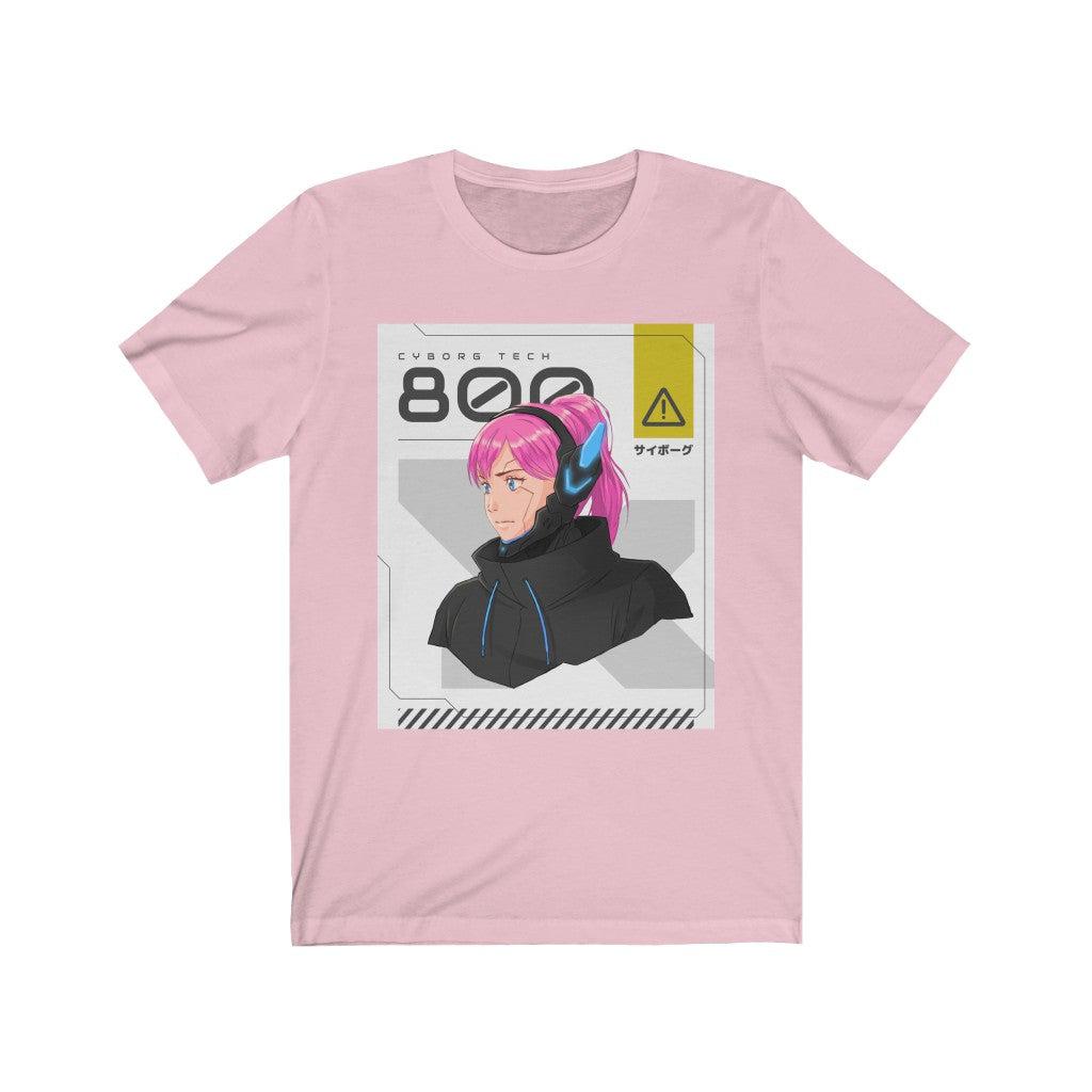 Cyborg Tech Anime Unisex Jersey Short Sleeve Tee