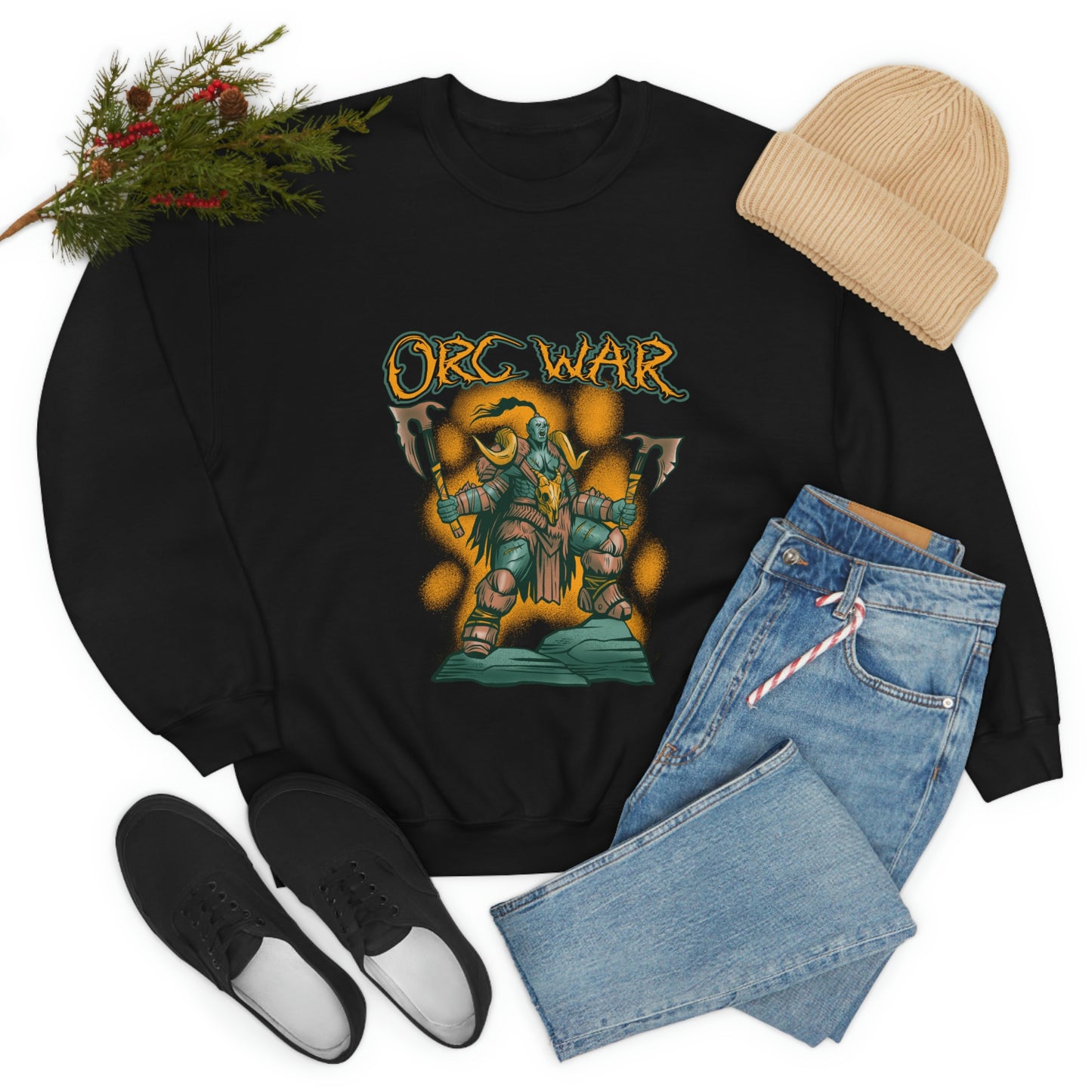 Orc War Unisex Heavy Blend™ Crewneck Sweatshirt