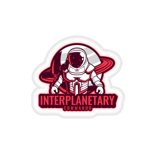 Intergalactic Soldier Die-Cut Stickers