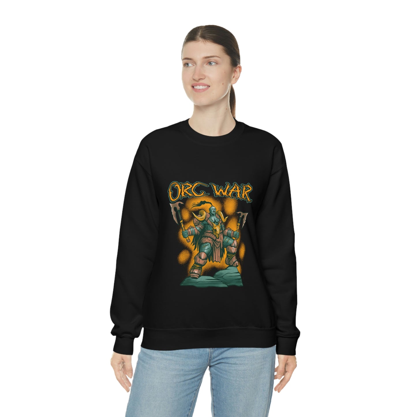 Orc War Unisex Heavy Blend™ Crewneck Sweatshirt