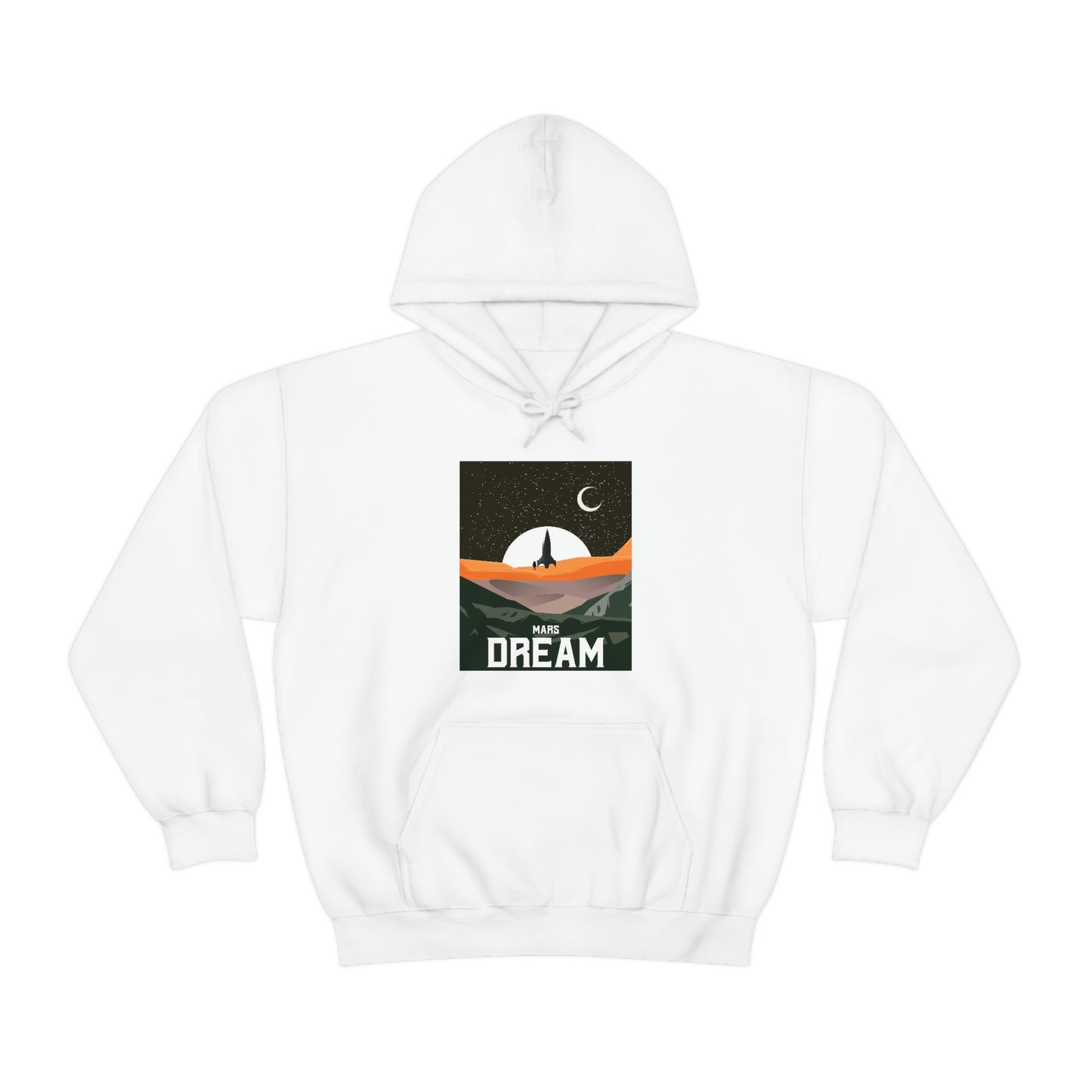 Space Mars Dream Unisex Heavy Blend™ Hoodie