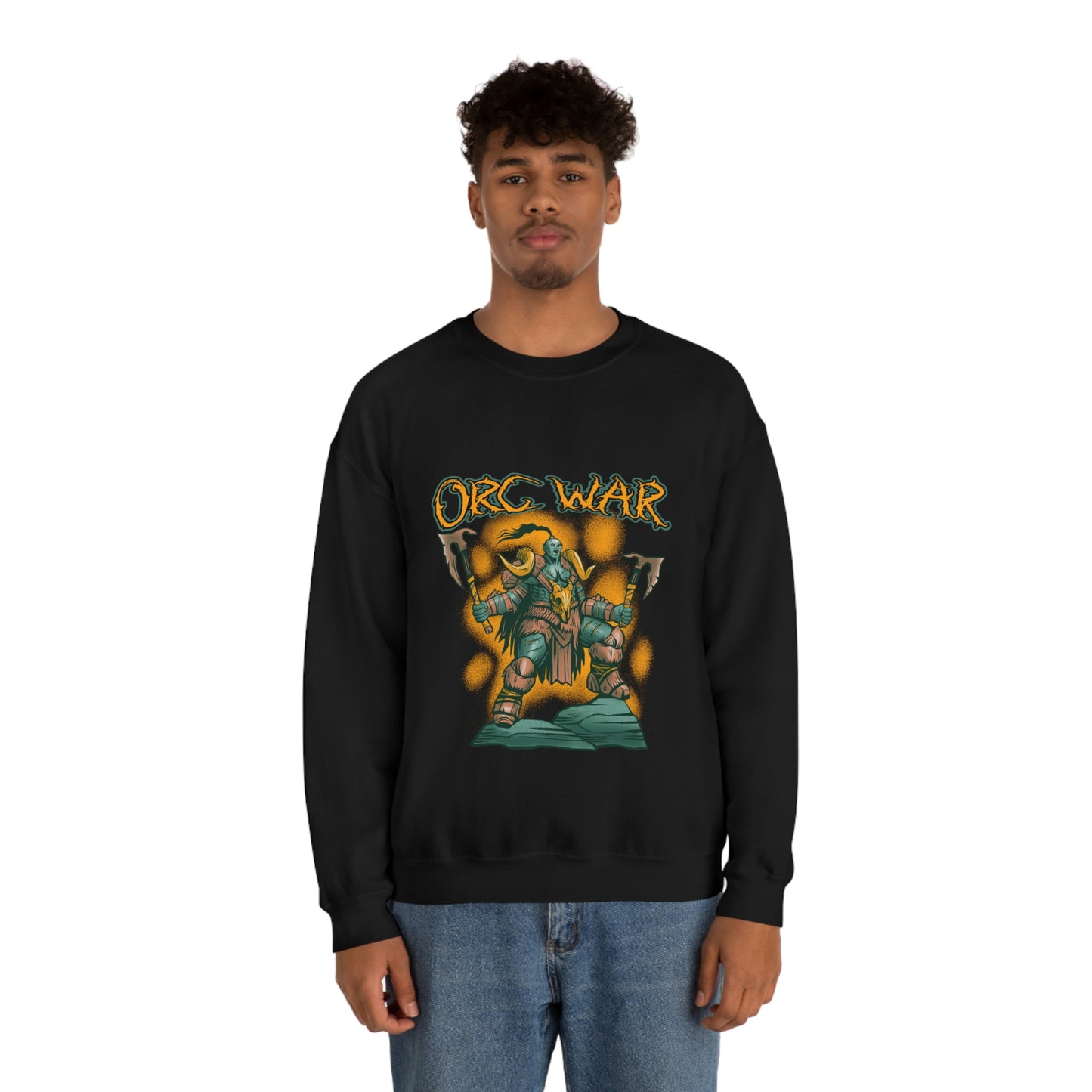 Orc War Unisex Heavy Blend™ Crewneck Sweatshirt