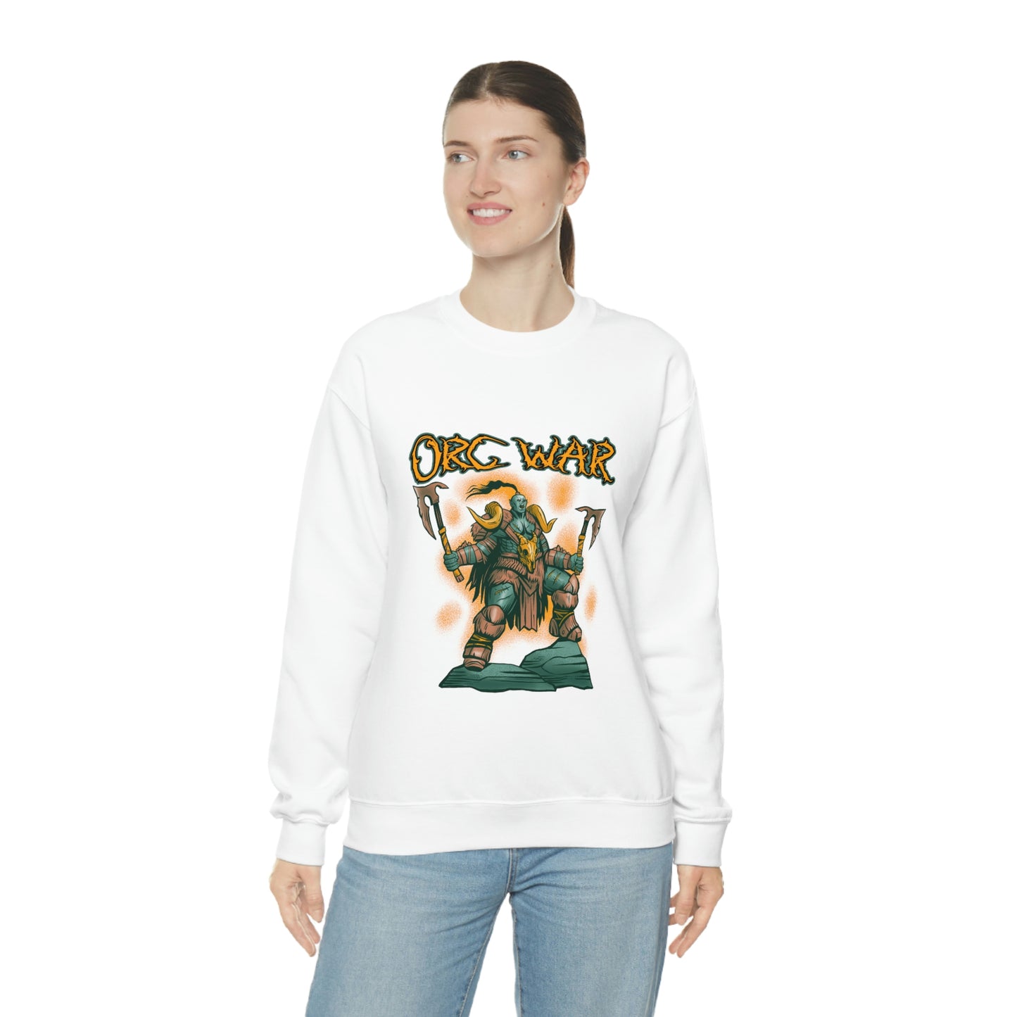 Orc War Unisex Heavy Blend™ Crewneck Sweatshirt