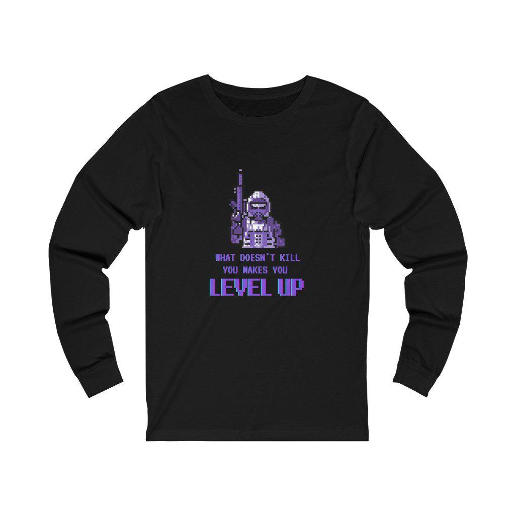 Level Up Gaming Unisex Jersey Long Sleeve Tee