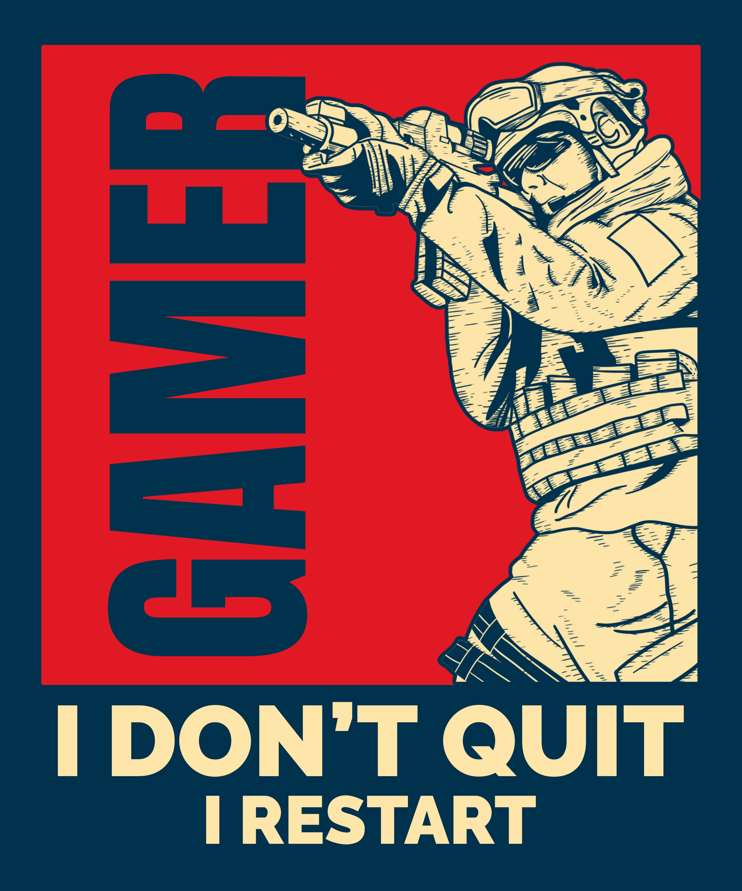 Gamer style art