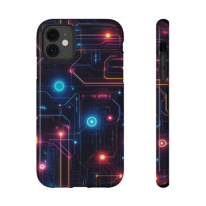 Cyberpunk Circuit Impact-Resistant Cases