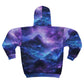 Cosmic Mountain Unisex Zip Hoodie