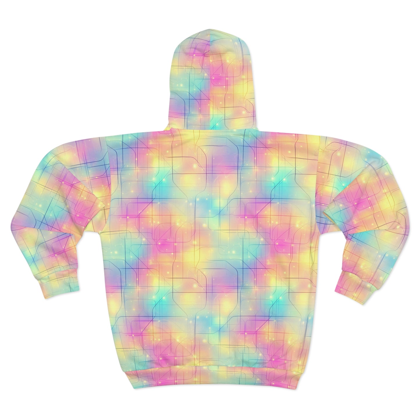 Translucent Holographic Unisex Zip Hoodie