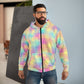 Translucent Holographic Unisex Zip Hoodie