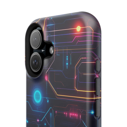 Cyberpunk Circuit Impact-Resistant Cases