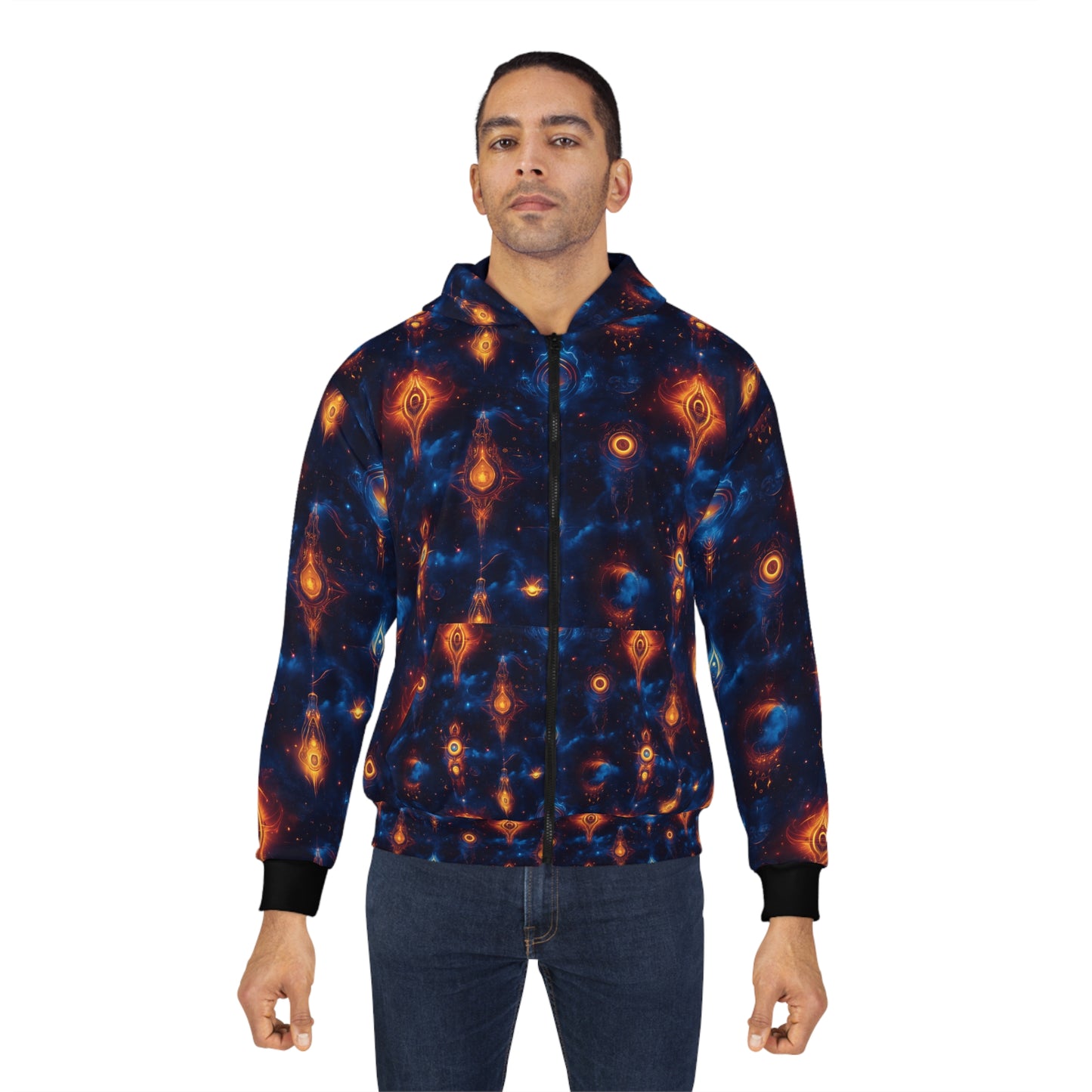 Alien Galaxy Unisex Zip Hoodie