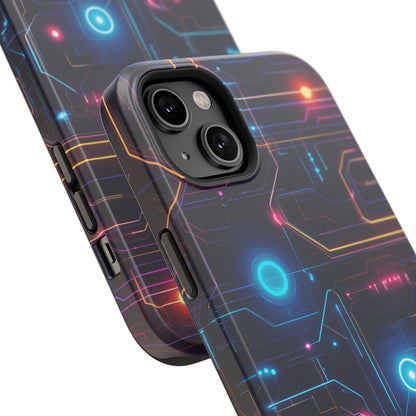 Cyberpunk Circuit Impact-Resistant Cases