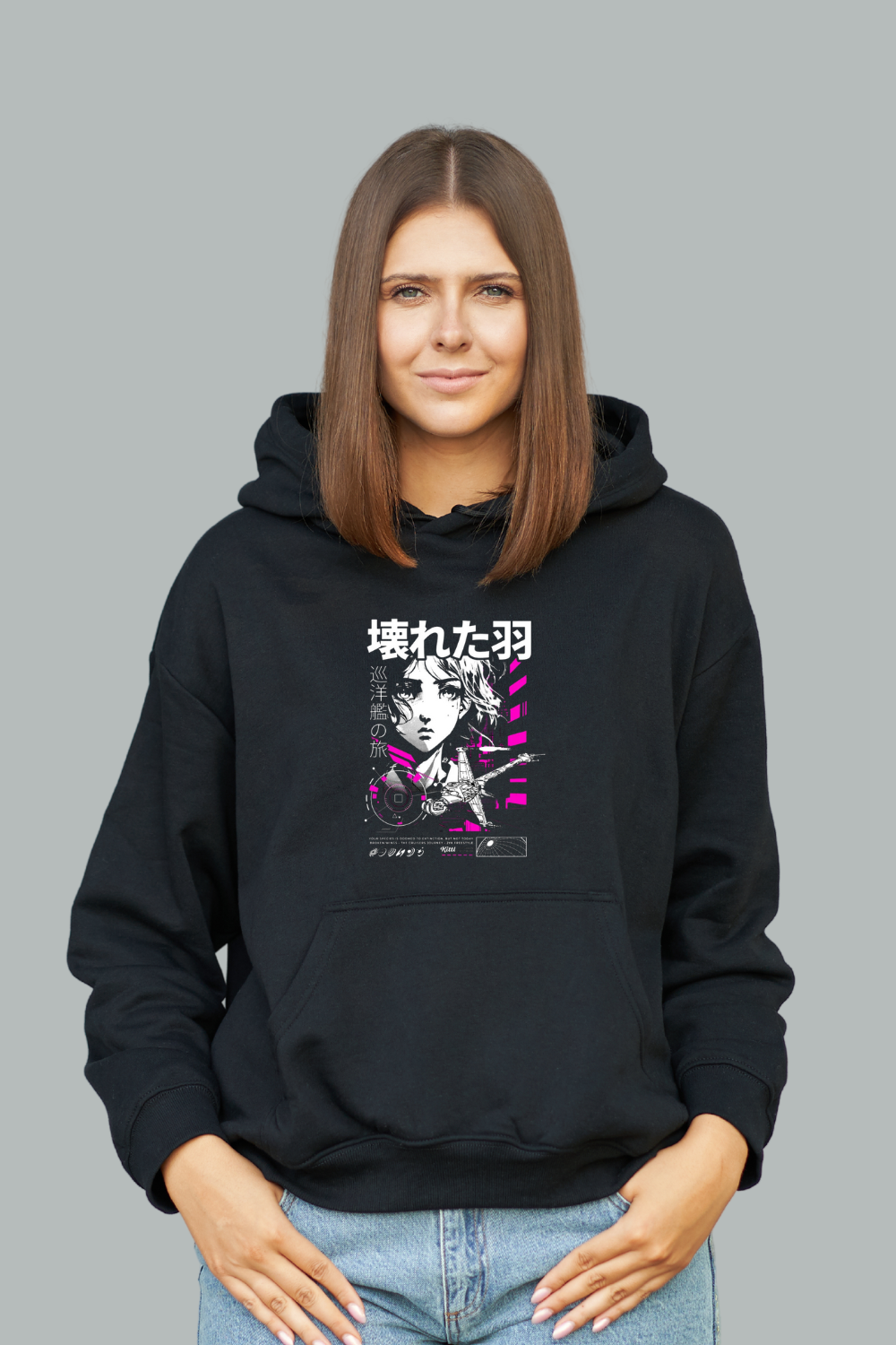 Anime Vortex Spaceship Unisex Hoodie